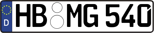 HB-MG540