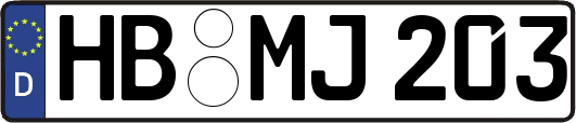 HB-MJ203