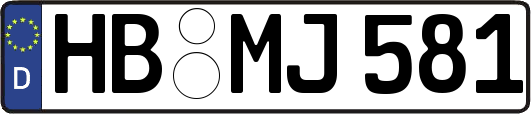 HB-MJ581