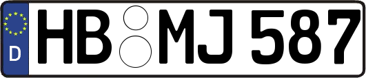 HB-MJ587
