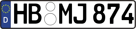 HB-MJ874