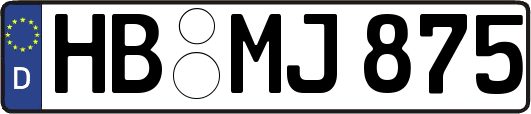 HB-MJ875