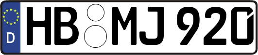 HB-MJ920