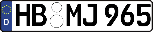 HB-MJ965