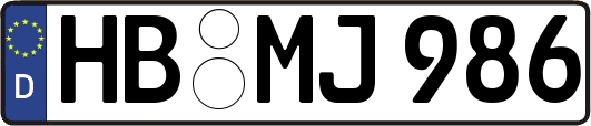 HB-MJ986