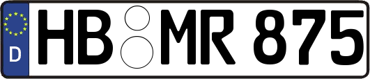 HB-MR875