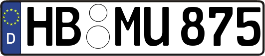HB-MU875
