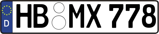 HB-MX778