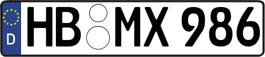 HB-MX986
