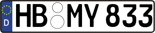 HB-MY833
