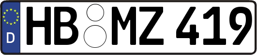 HB-MZ419