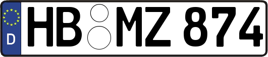 HB-MZ874
