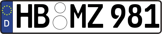 HB-MZ981