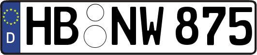 HB-NW875