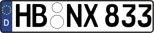 HB-NX833