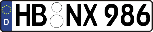 HB-NX986