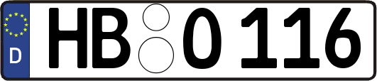 HB-O116