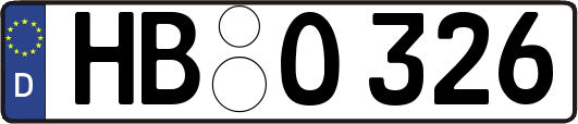 HB-O326