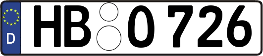 HB-O726