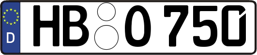 HB-O750