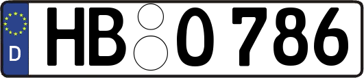 HB-O786
