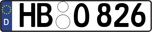 HB-O826