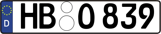 HB-O839