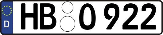 HB-O922