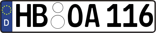 HB-OA116