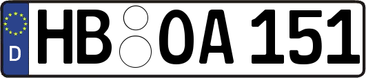 HB-OA151
