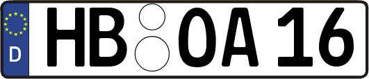 HB-OA16