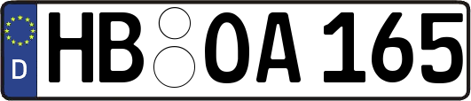 HB-OA165