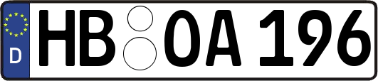 HB-OA196