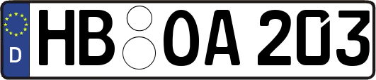 HB-OA203