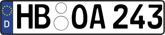 HB-OA243