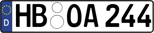 HB-OA244