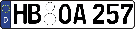 HB-OA257