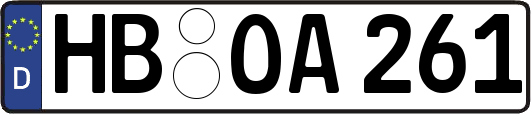 HB-OA261
