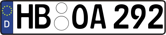 HB-OA292