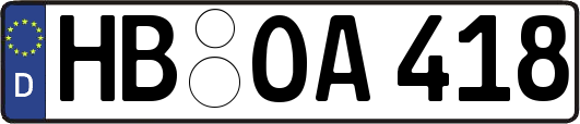 HB-OA418
