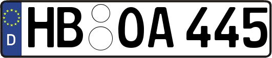 HB-OA445