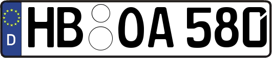 HB-OA580