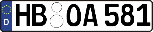 HB-OA581