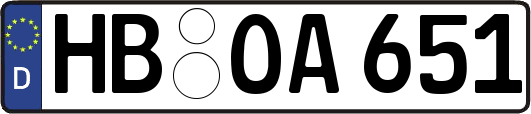 HB-OA651