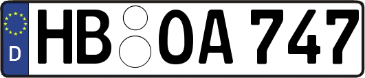 HB-OA747