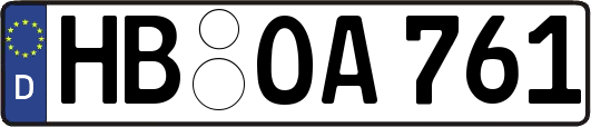 HB-OA761