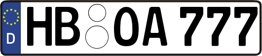 HB-OA777