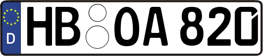 HB-OA820