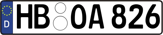 HB-OA826
