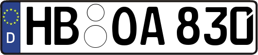 HB-OA830